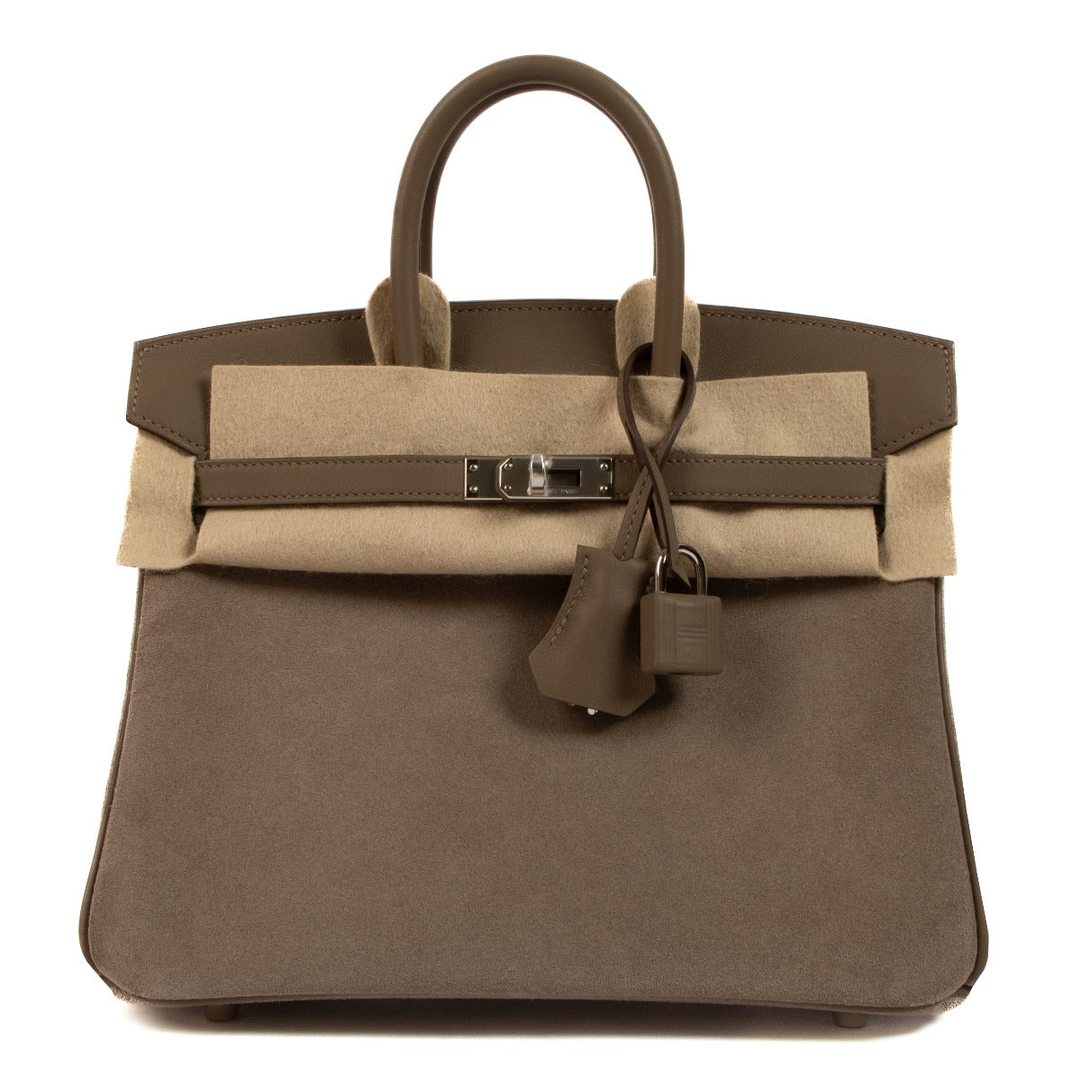 Authentic second hand Hermès Birkin 25 Grizzy on www.labellov.com