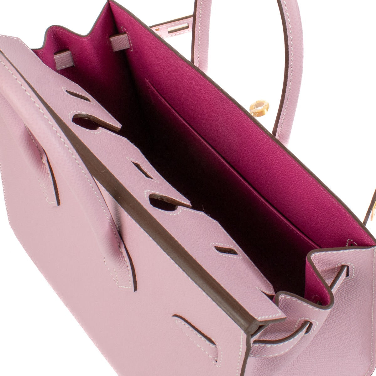 Hermès HSS Birkin 25 Mauve Sylvestre/Rose Pourpre Epsom BGHW
