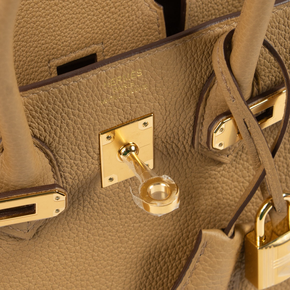 Hermès Birkin 25 Biscuit Togo GHW