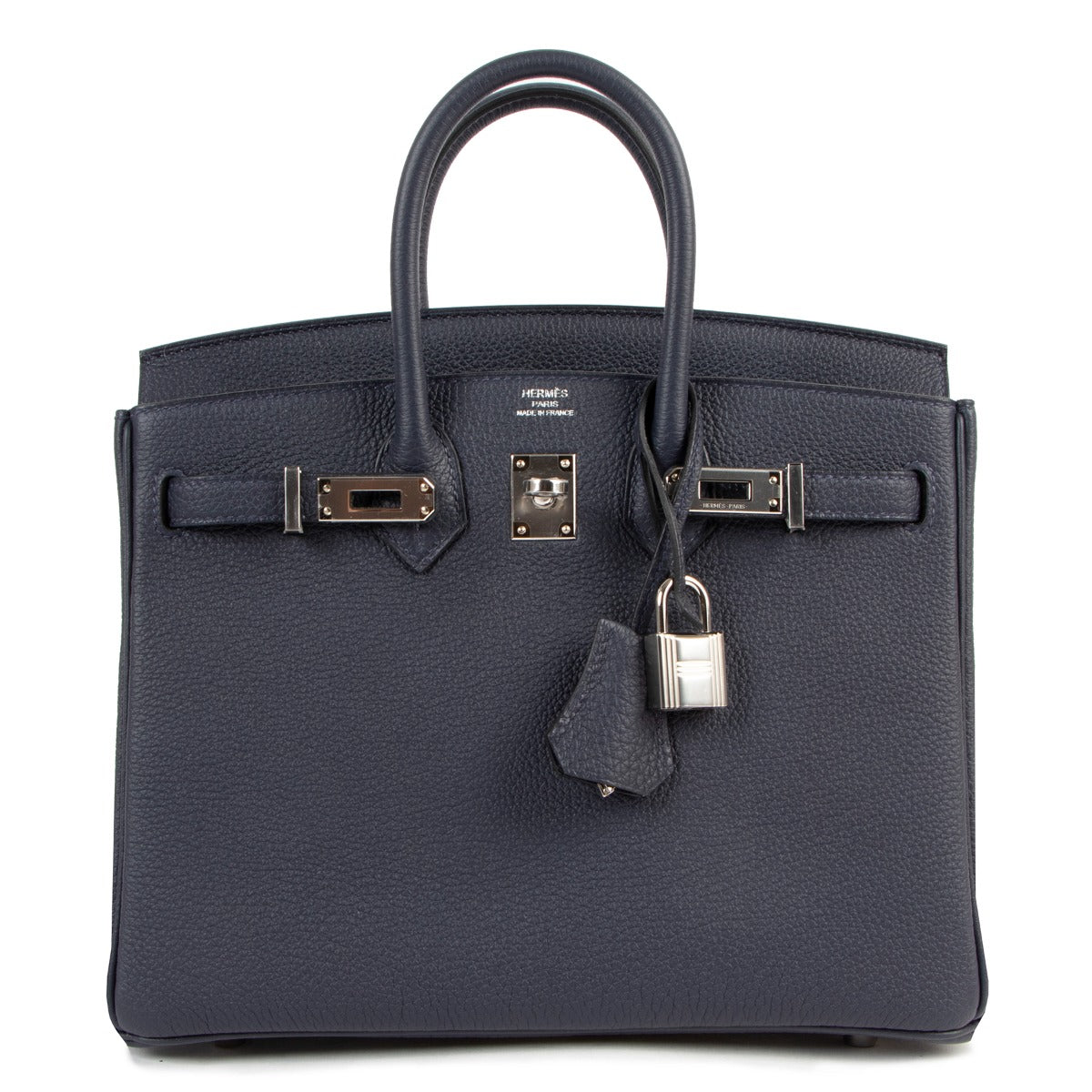 achetez seconde main hermes birkin 25 bleu nuit