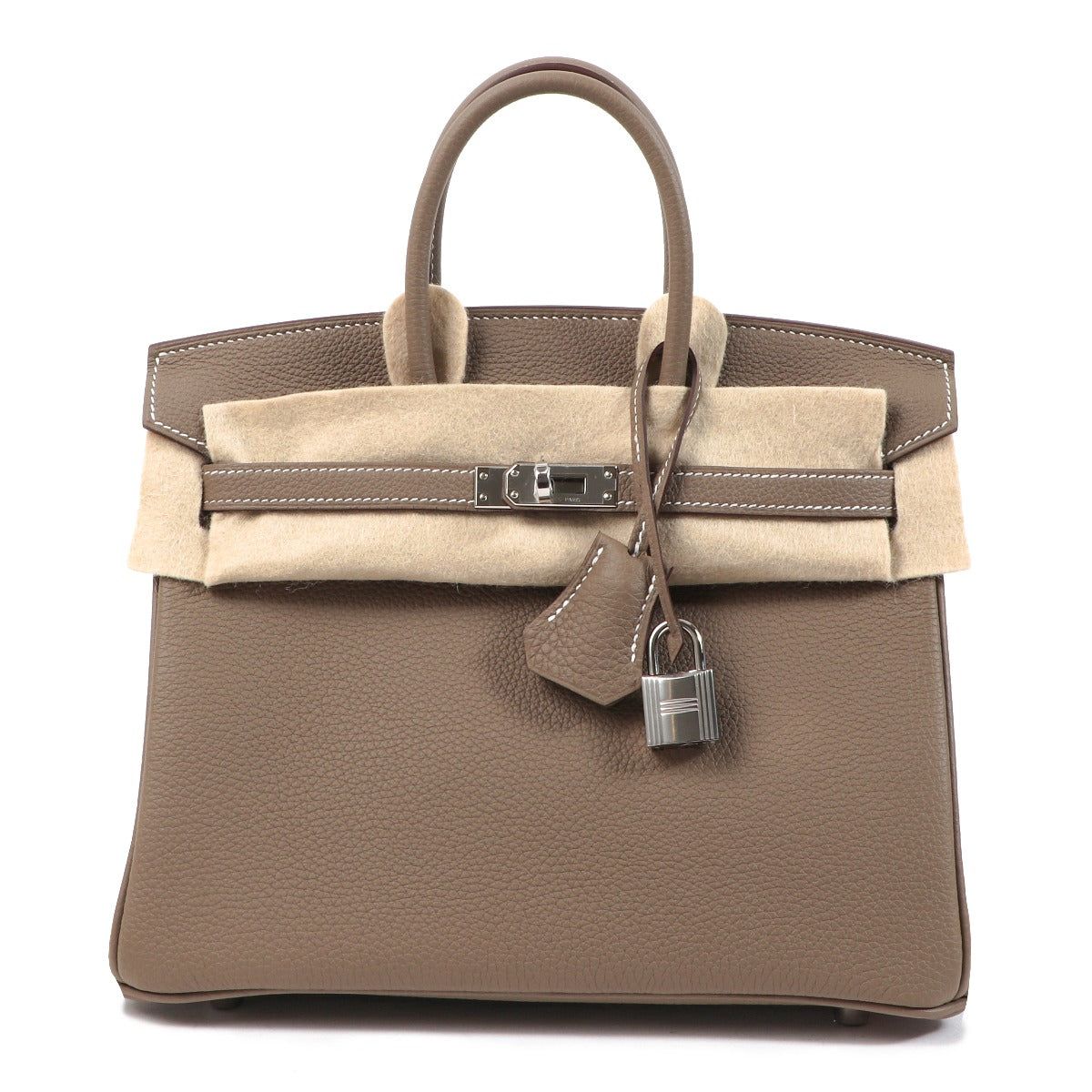 Hermès Birkin 25 Etoupe Togo Palladium Hardware