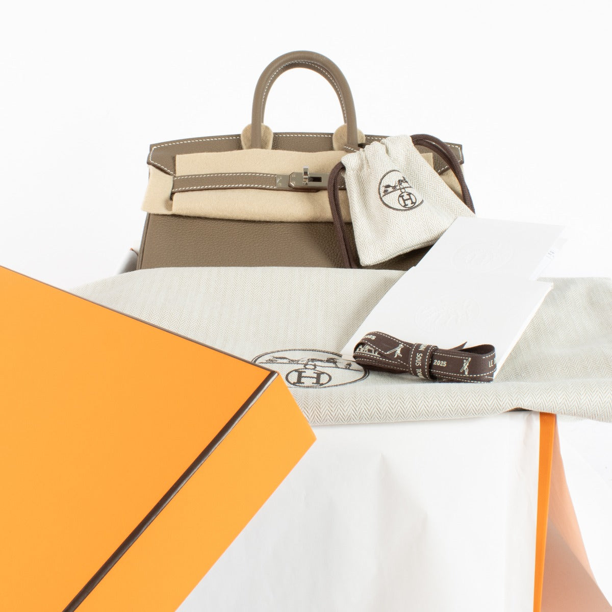 Hermès Birkin 25 Etoupe Togo PHW