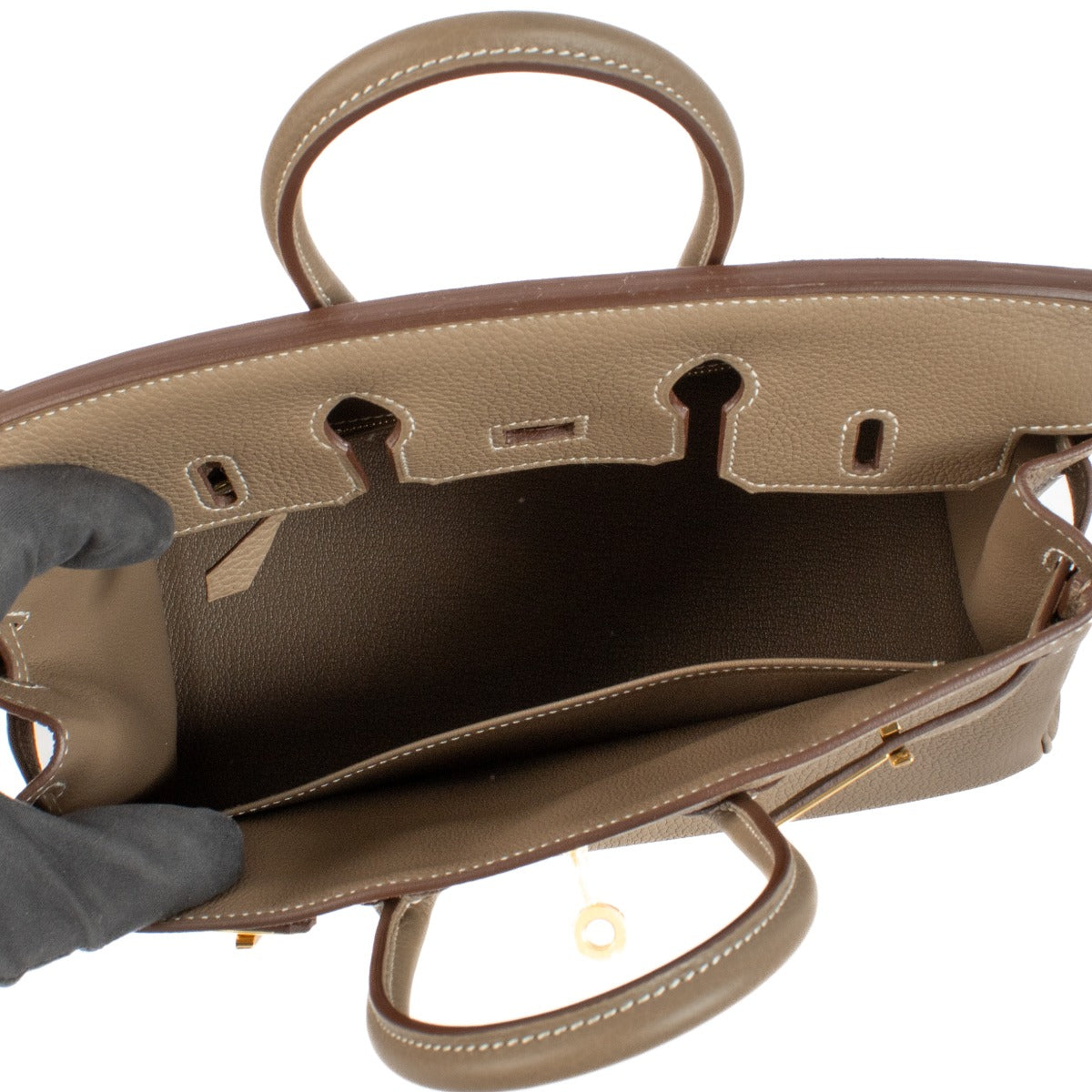 Hermès Birkin 25 Etoupe Togo GHW