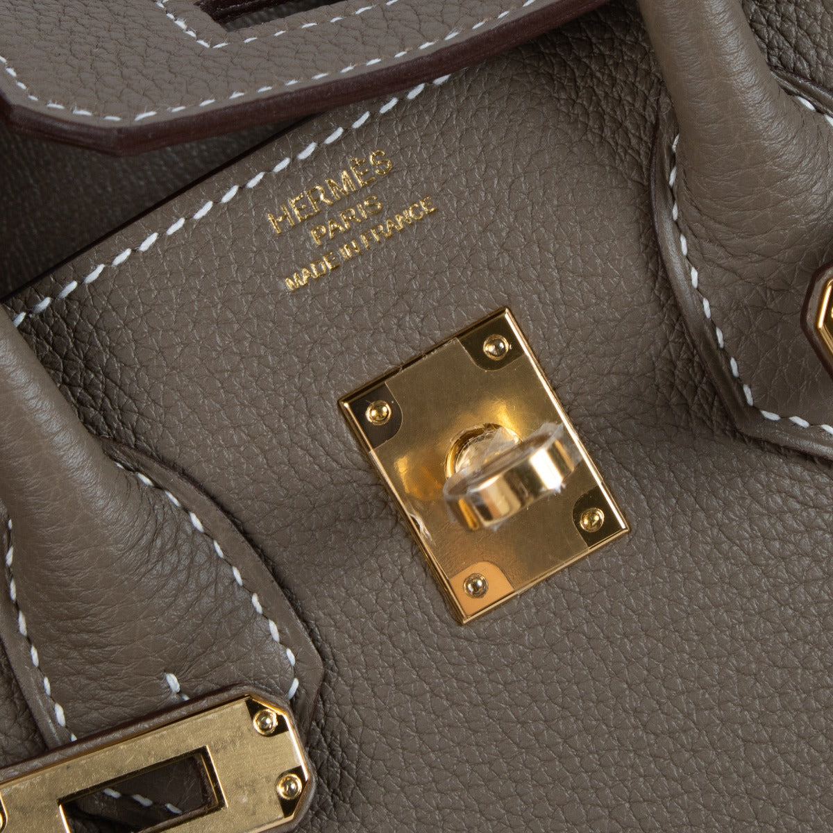 Shop authentic second hand store fresh 2024 Hermès Birkin 25 Etoupe Togo GHW on www.labellov.com