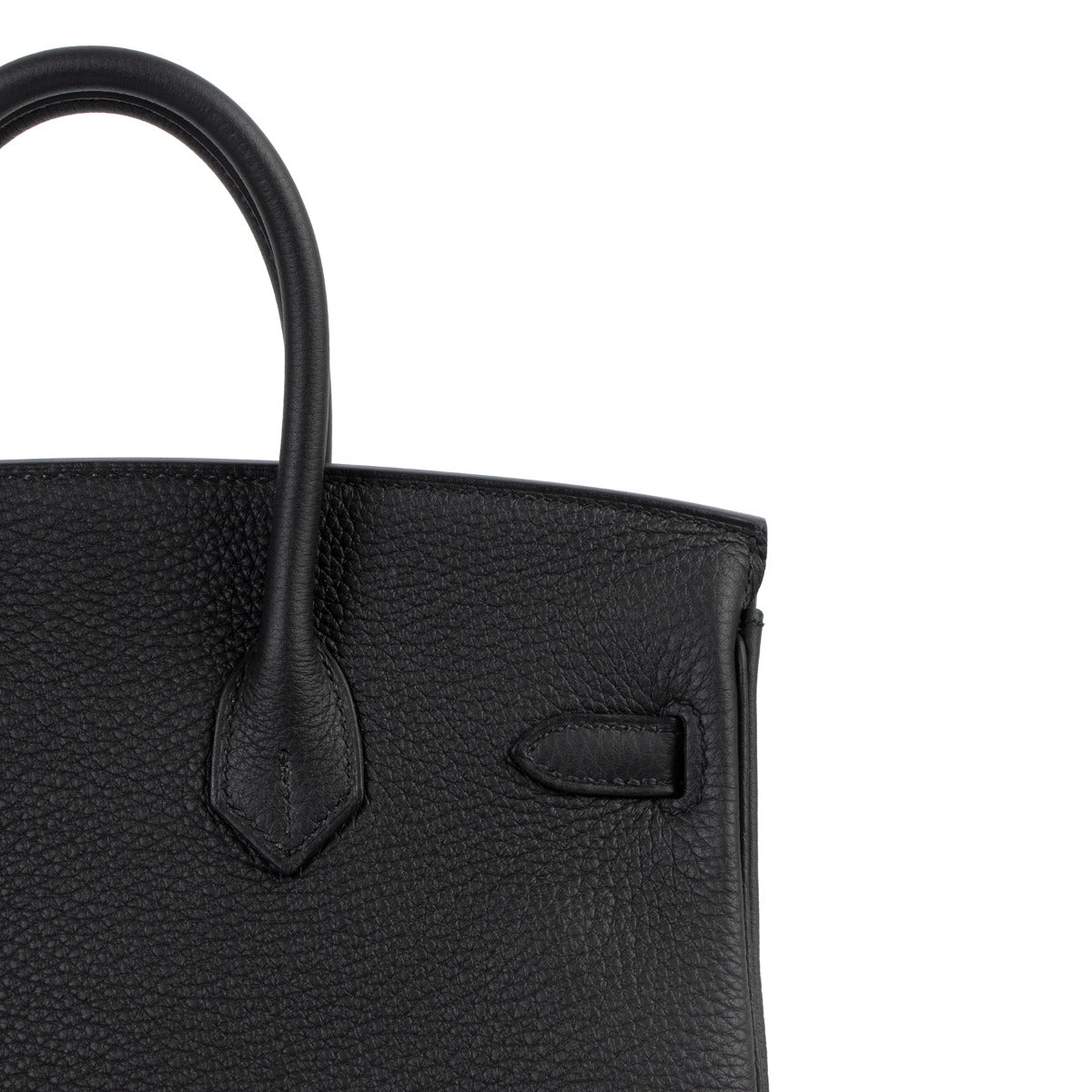 authentic second hand hermes birkin 25 togo black on www.labellov.com