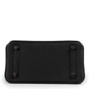 authentic second hand hermes birkin 25 togo black on www.labellov.com