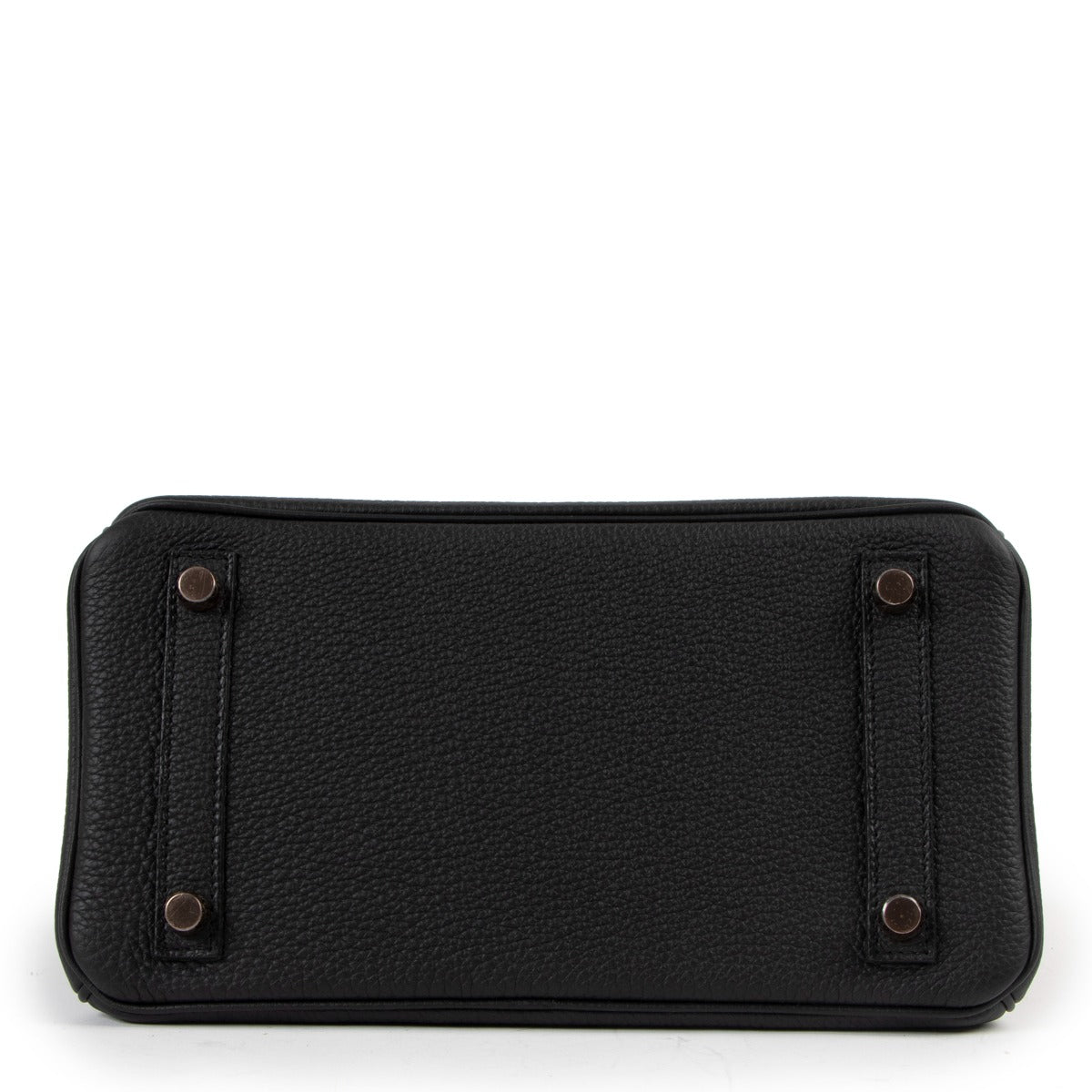 authentic second hand hermes birkin 25 togo black on www.labellov.com
