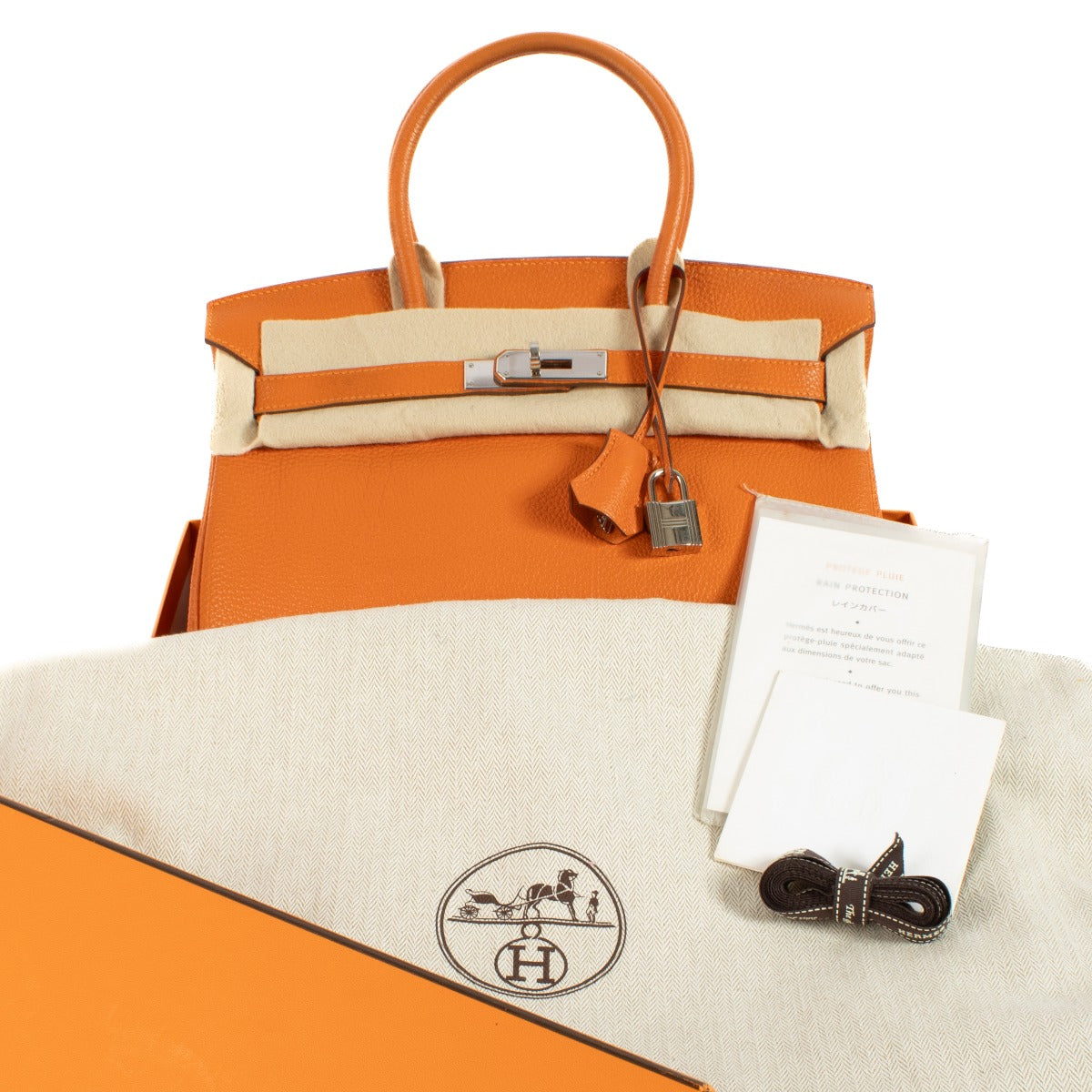 Hermès Birkin 30 Orange Togo PHW