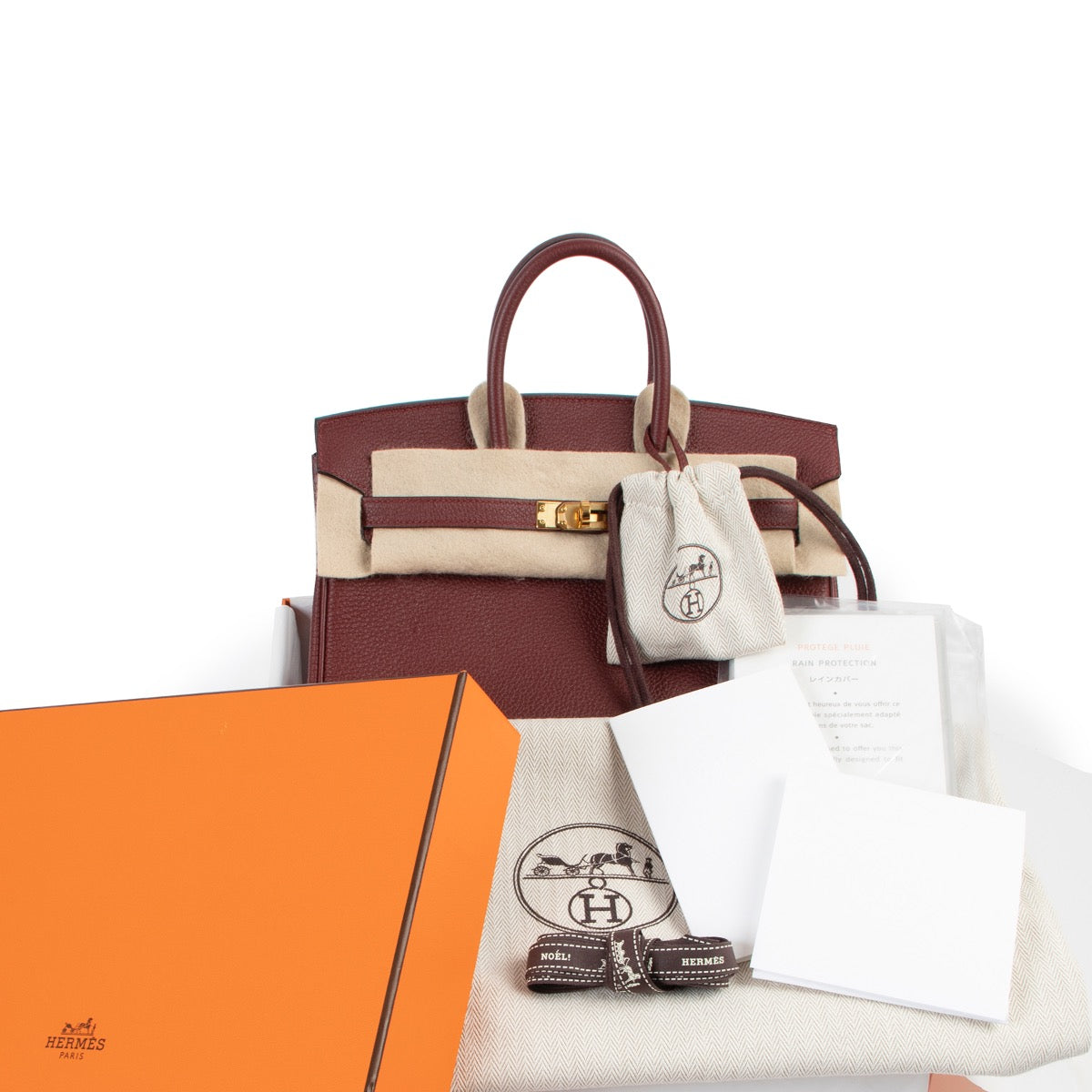 Hermès Birkin 25 Rouge H Togo GHW