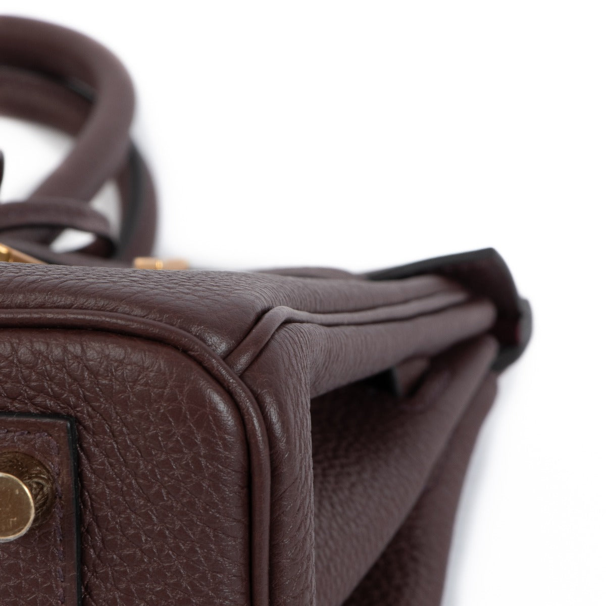 authentic second hand pre-owned Hermès Birkin 25 Rouge Sellier Togo Gold Hardware on www.labellov.com