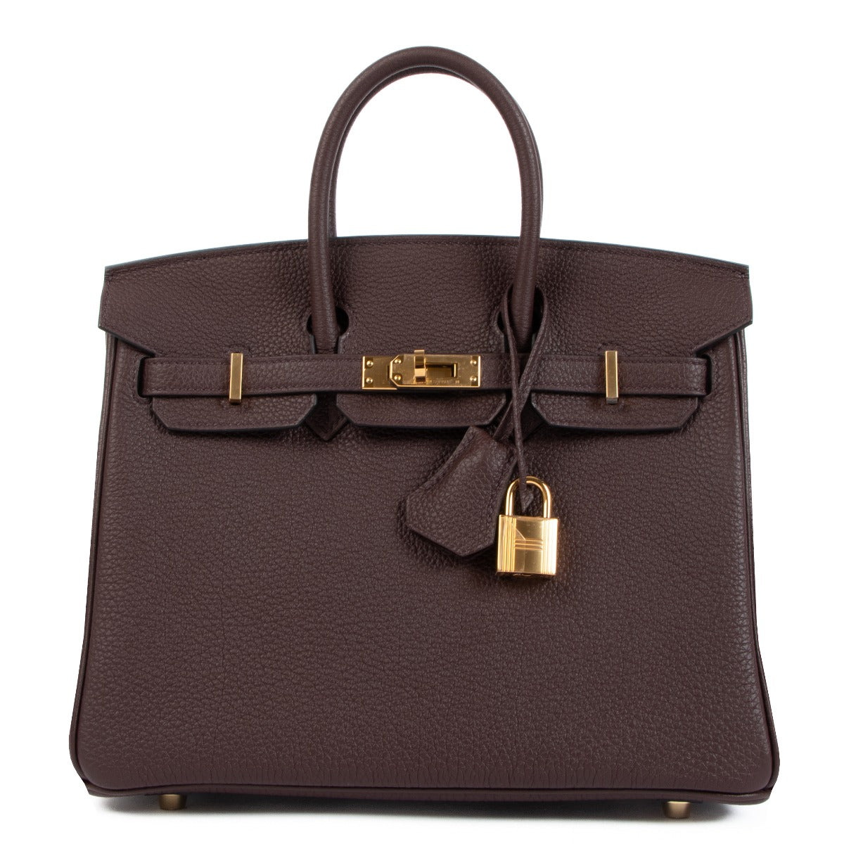 Hermès Birkin 25 Rouge Sellier Togo Gold Hardware