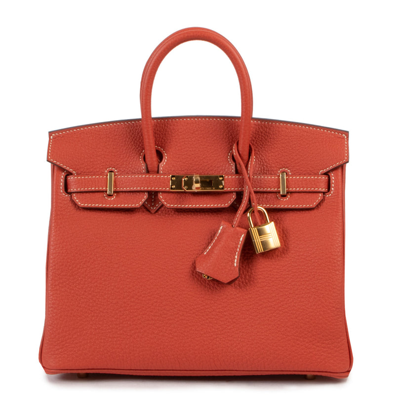 Hermès Birkin 25 Veau Togo Sanguine GHW