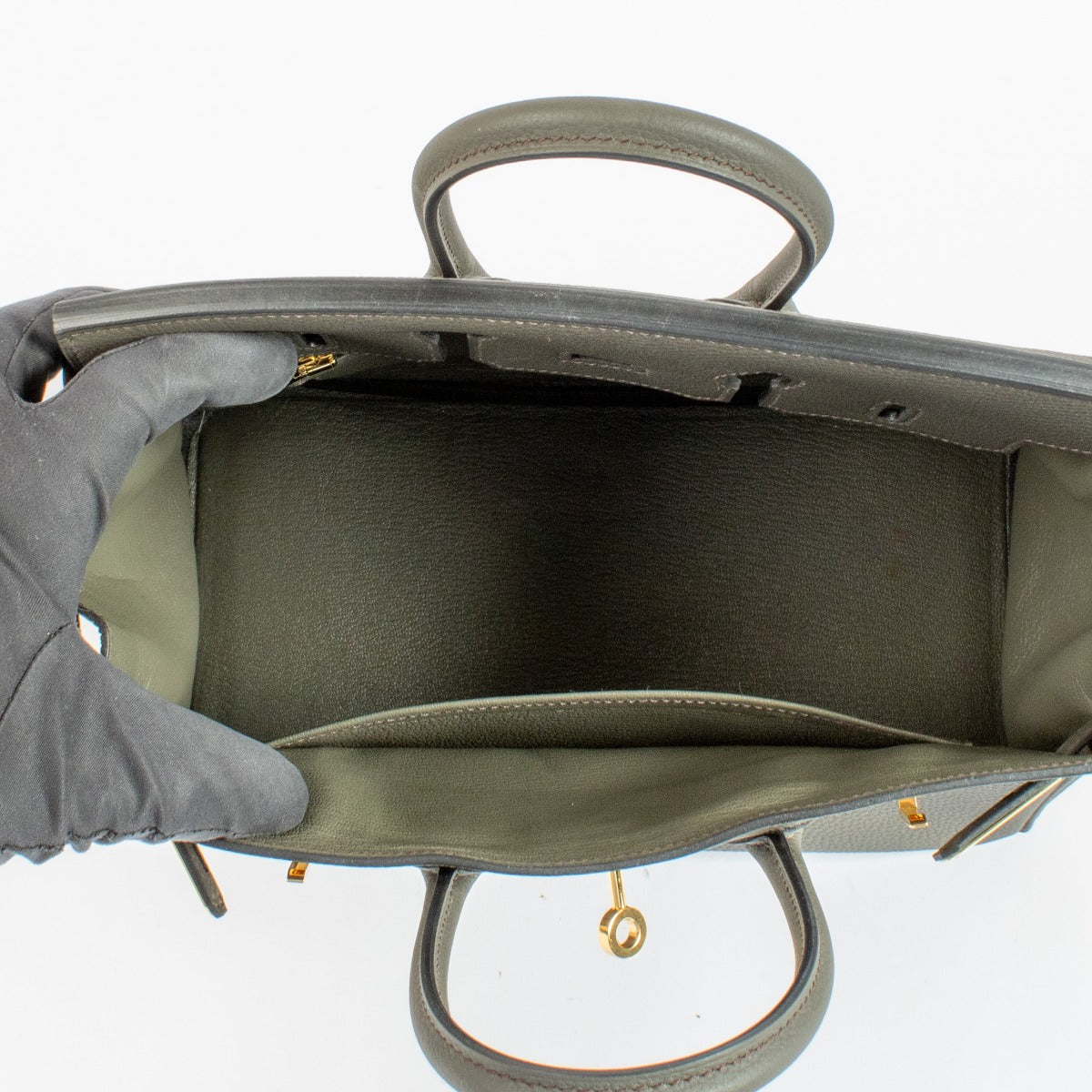 Hermès Birkin 25 Vert de Gris Togo GHW
