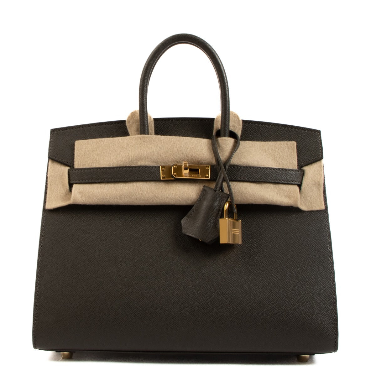 Hermès 2023 Birkin 25 Graphite Veau Madam