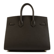 Authentic second hand brand new Hermès Birkin 25 Graphite Veau Madam on www.labellov.com