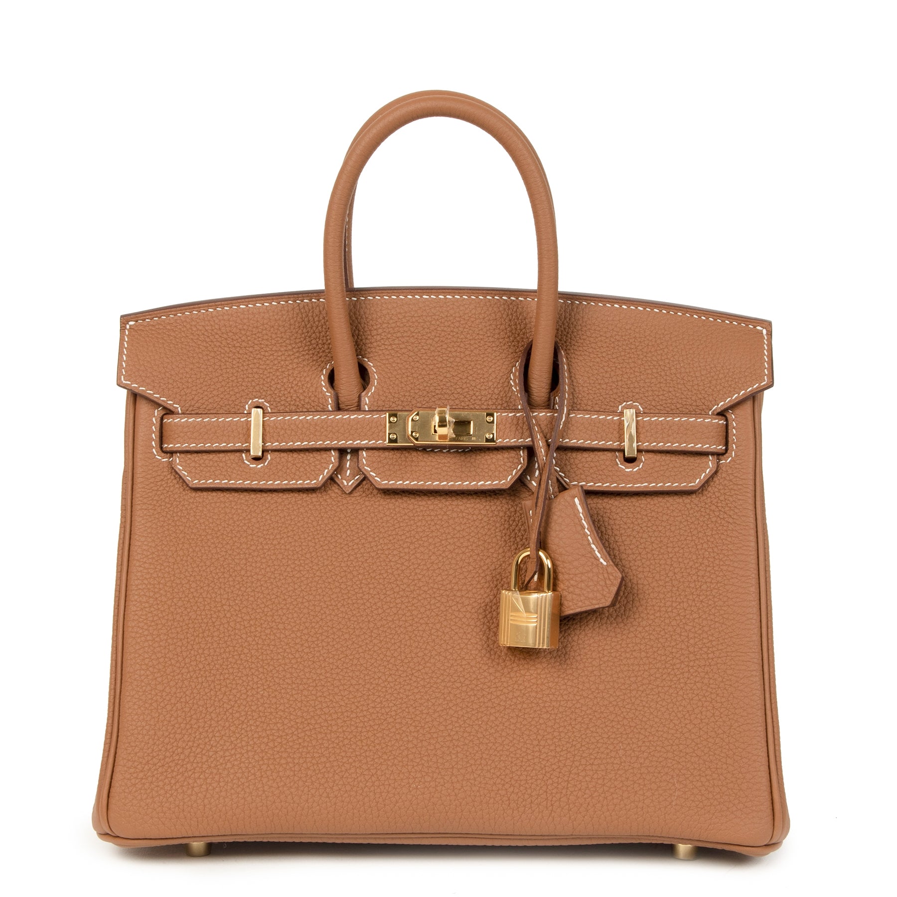 Hermès Birkin 25 Gold Togo GHW for the best price at Labellov secondhand luxury