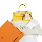 Hermès HSS Birkin 30 Mimosa Alligator Mat Gold Hardware