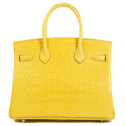 Achetez seconde main Hermes Birkin 30 Mimosa Alligator dans www.labellov.com