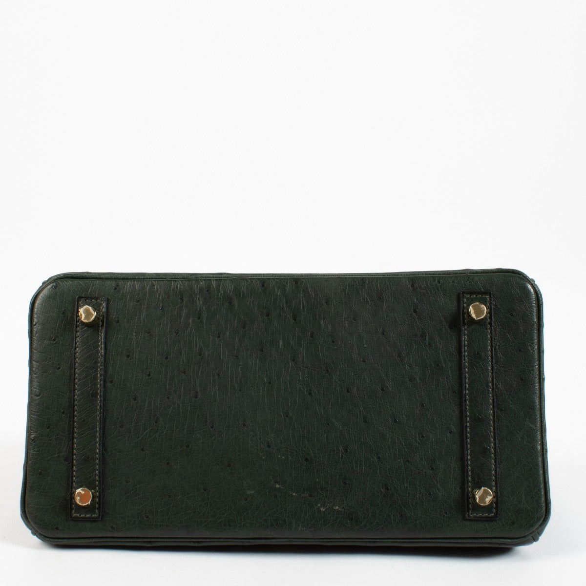 Hermès Birkin 30 Vert Titien Autruche GHW