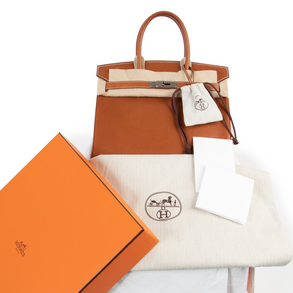 Hermès Birkin 30 Fauve Barenia Palladium Hardware