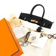 Hermès Birkin 30 Black Togo RHW te koop