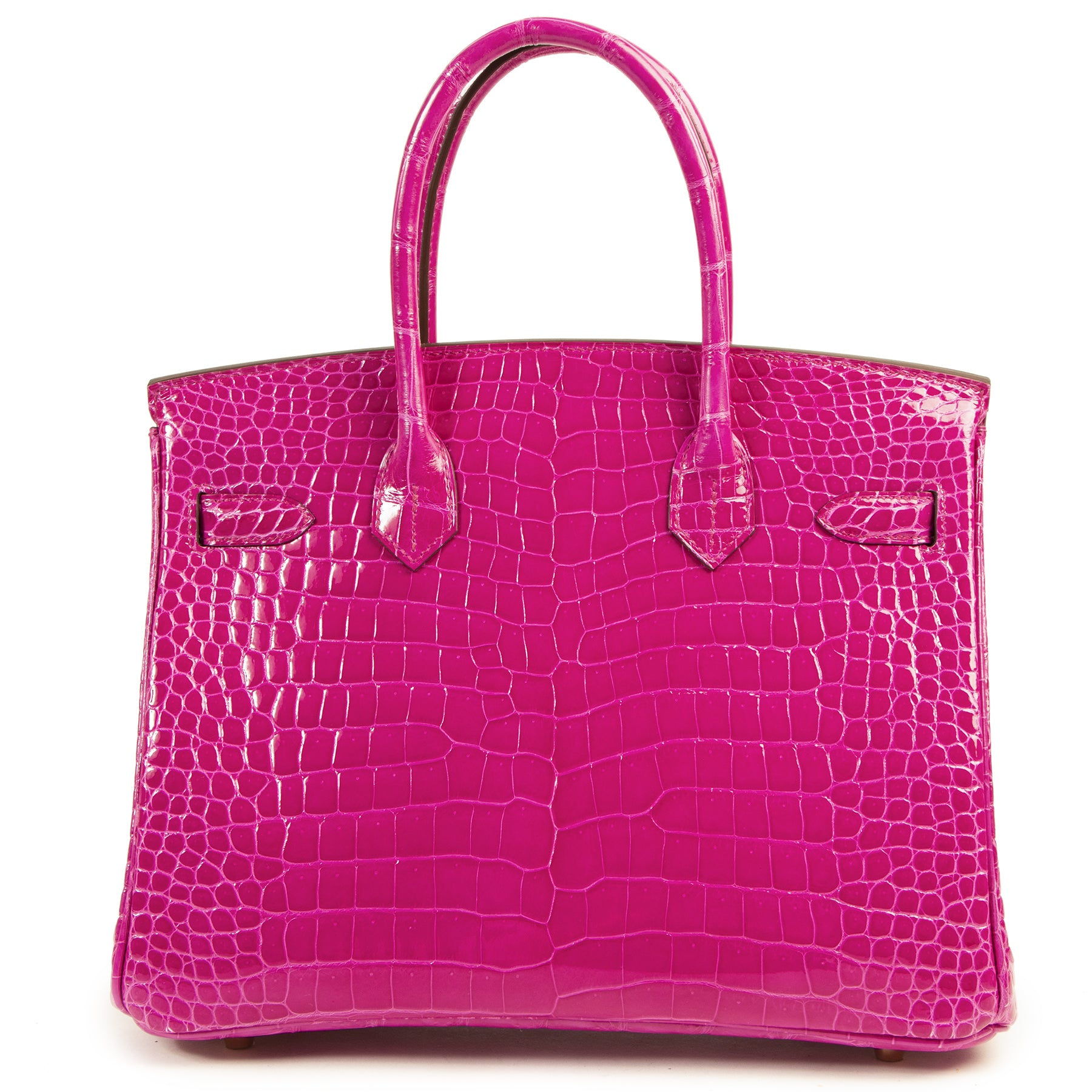 koop veilig online tegen de beste prijs *Reserved* BRAND NEW Hermès Birkin 30 Crocodile Porosus Lisse Rose Sheherazade GHW