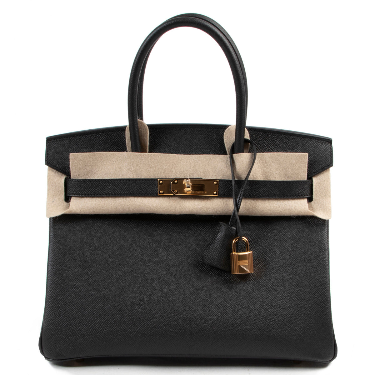 Buy your authentic designer Hermès Birkin 30 Black Epsom GHW brand new at Labellov secondhand luxury in Antwerp Belgium