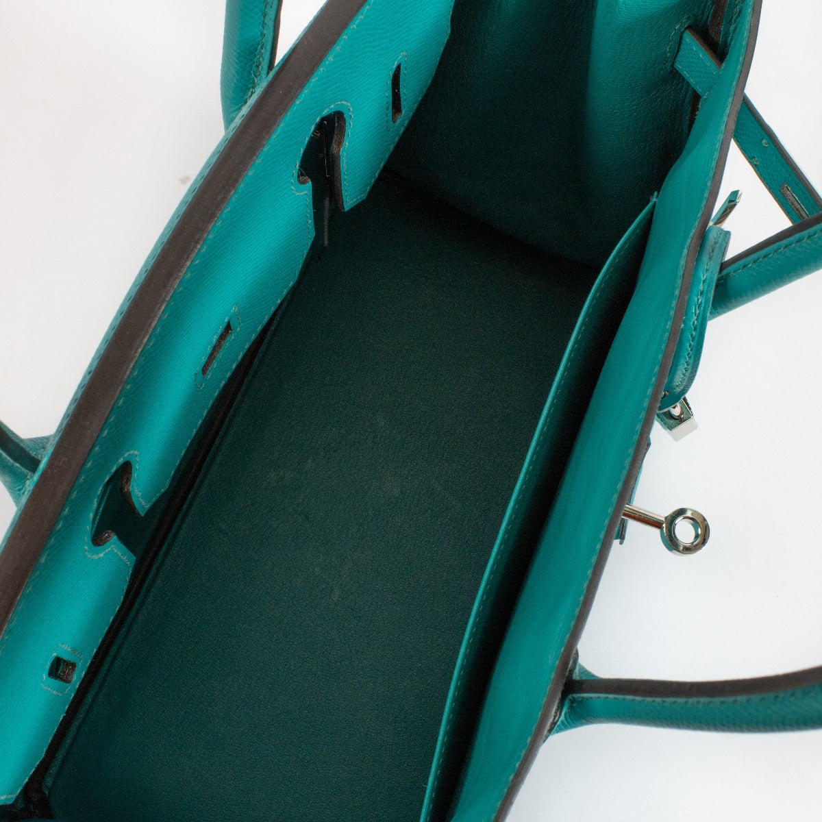 Hermès Birkin 30 Bleu Paon Epsom PHW