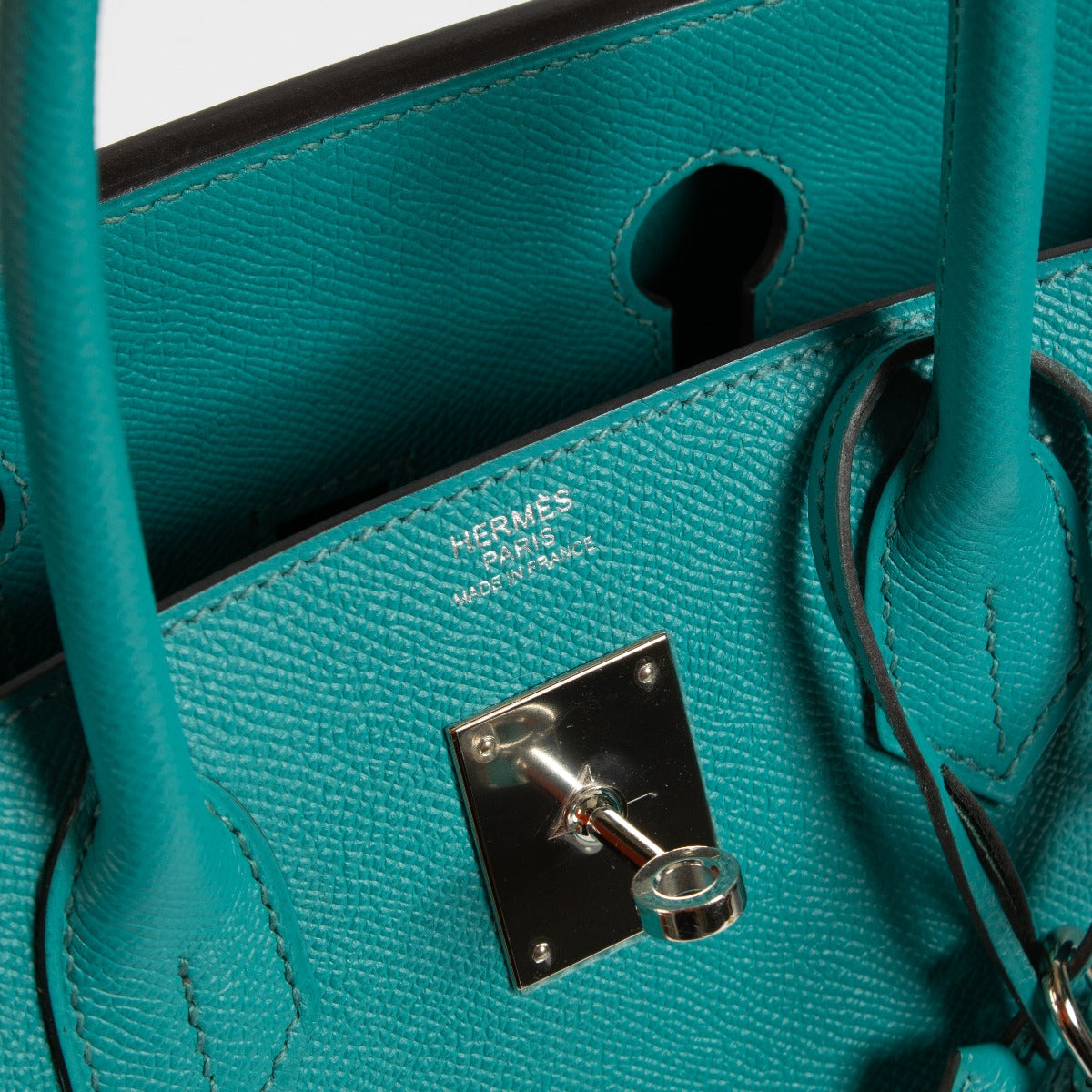 Hermès Birkin 30 Bleu Paon Epsom PHW