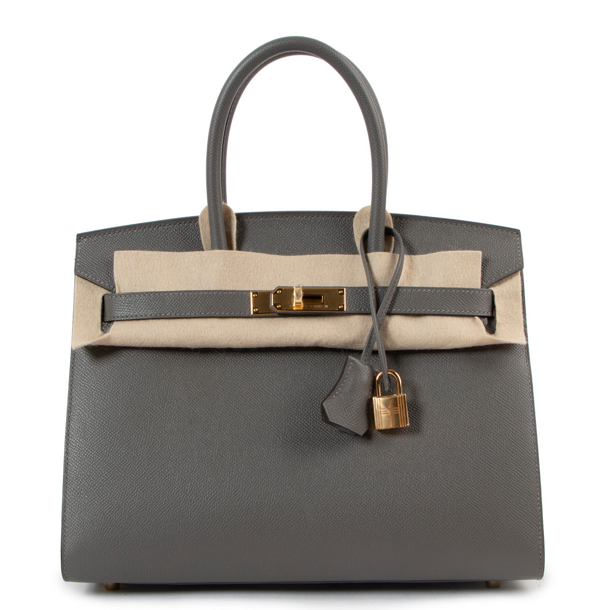 Hermès Birkin 30 Sellier Gris Meyer Epsom GHW aan de beste prijs bij Labellov tweedehands luxe in Antwerpen.