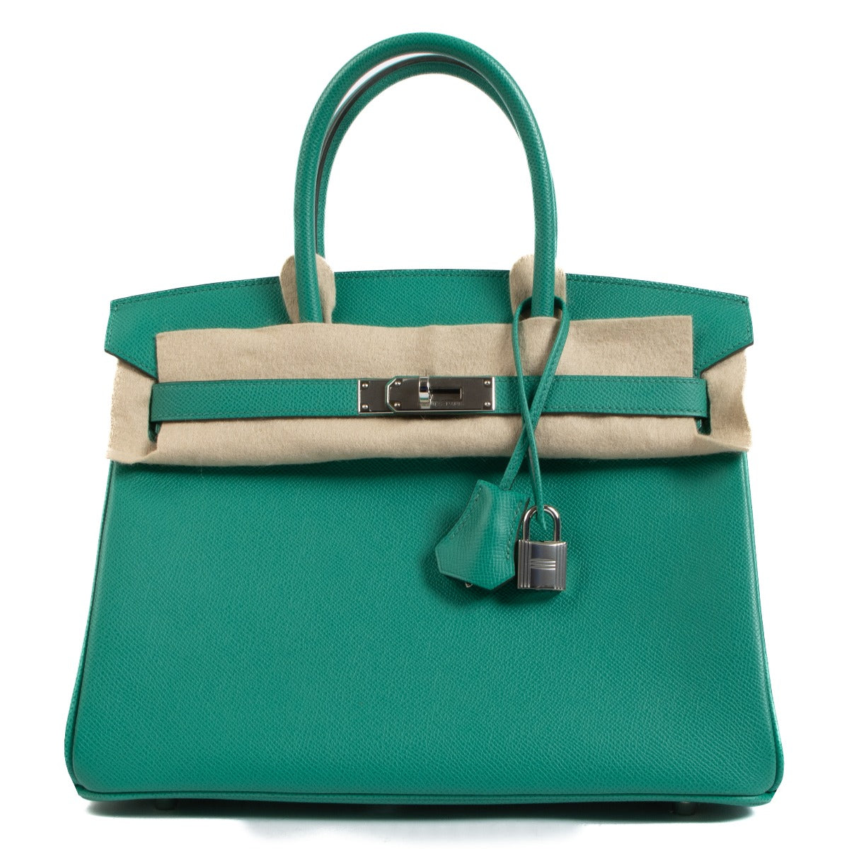 Hermès 2022 Birkin 30 Vert Jade Epsom