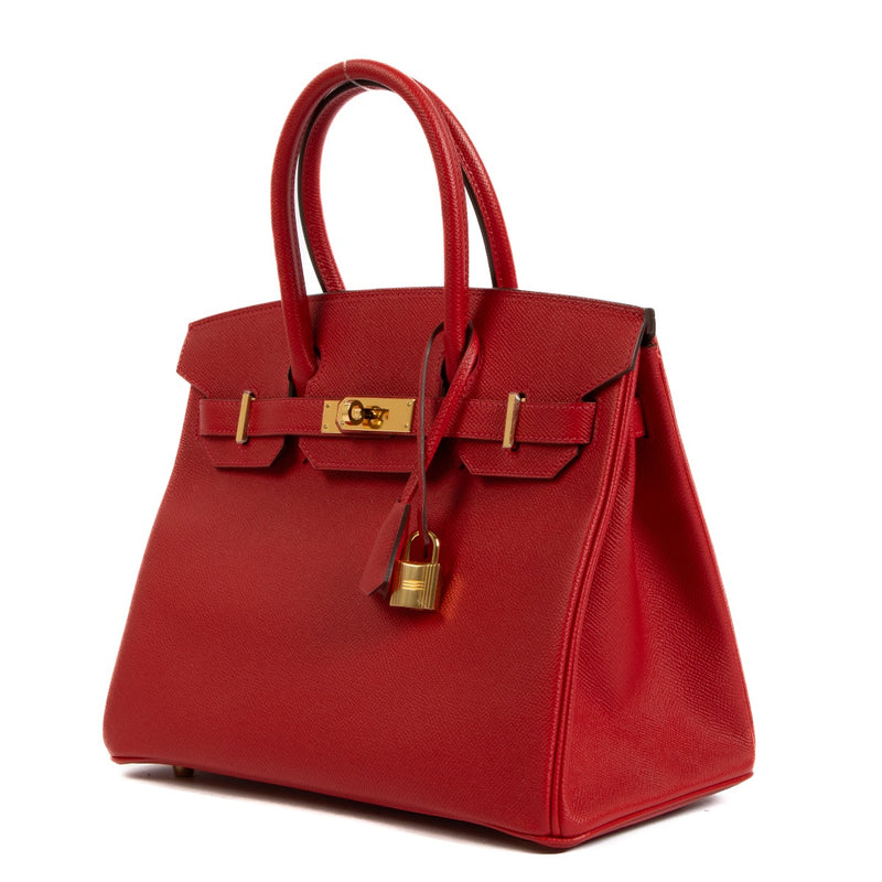 Hermès Birkin 30 Epsom Rouge Casaque