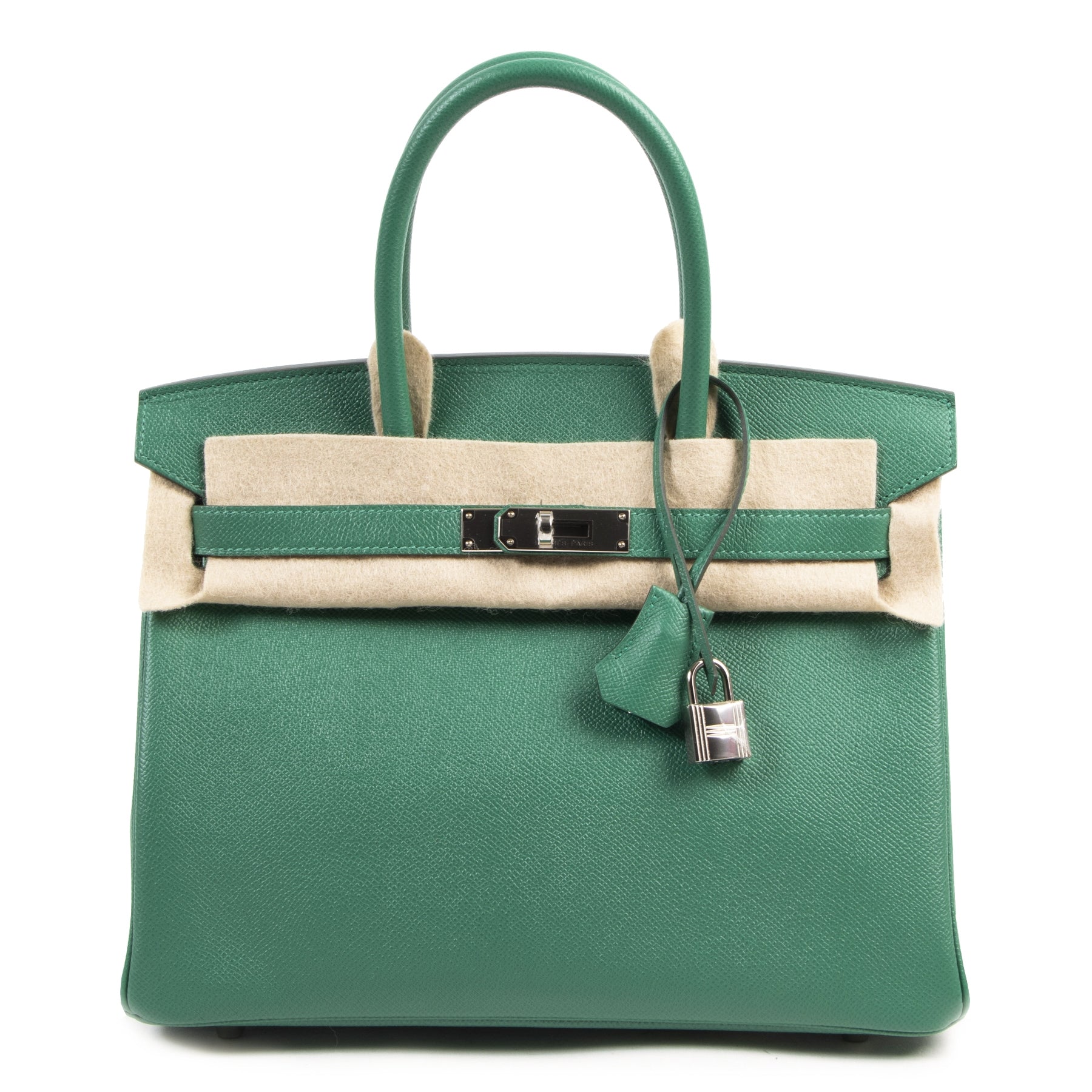 Hermès Birkin 30 Epsom Vert Vertigo PHW for sale