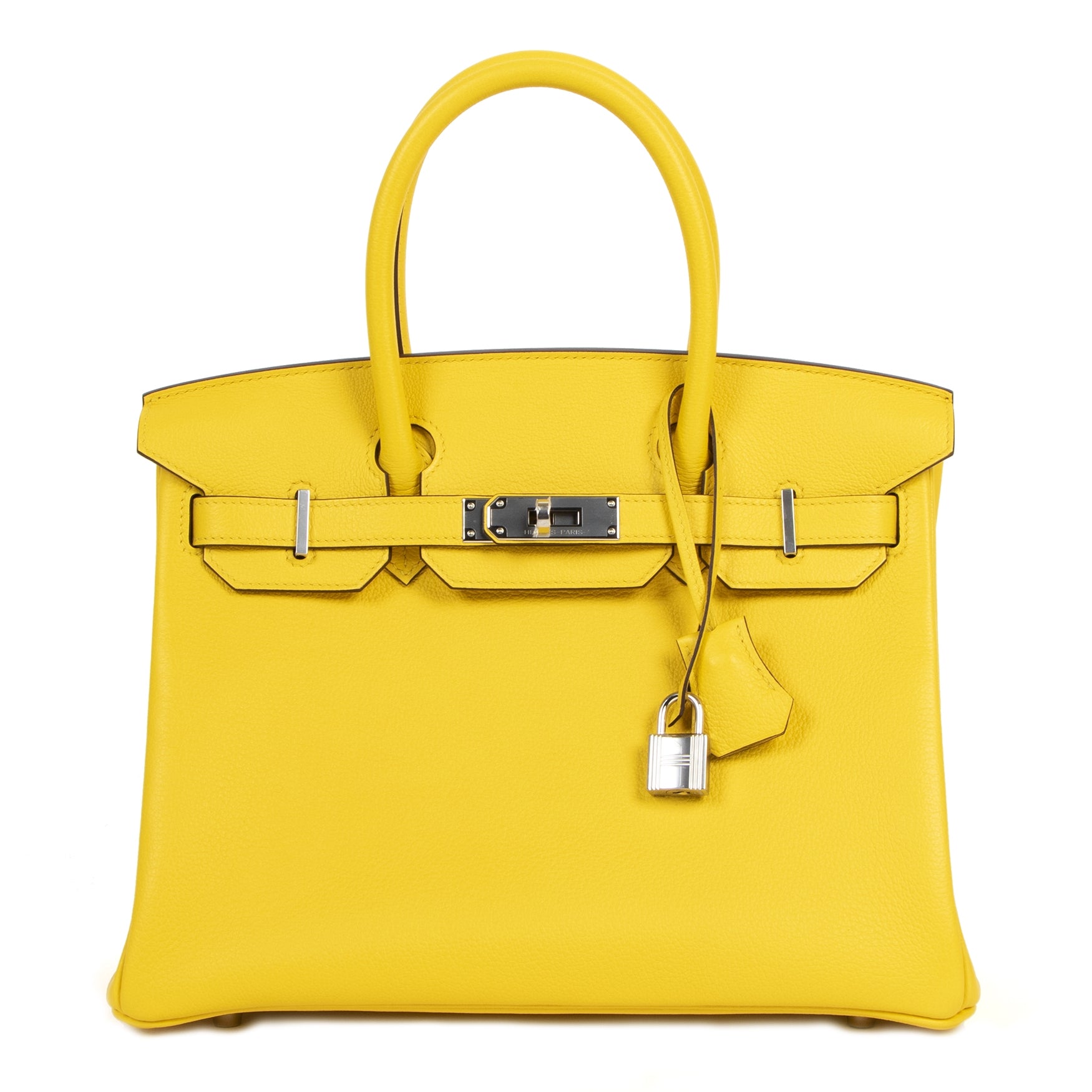 Hermès Birkin 30 Jaune de Naples Taurillon Novillo PHW