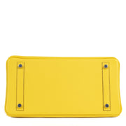 Hermès Birkin 30 Jaune de Naples Taurillon Novillo PHW