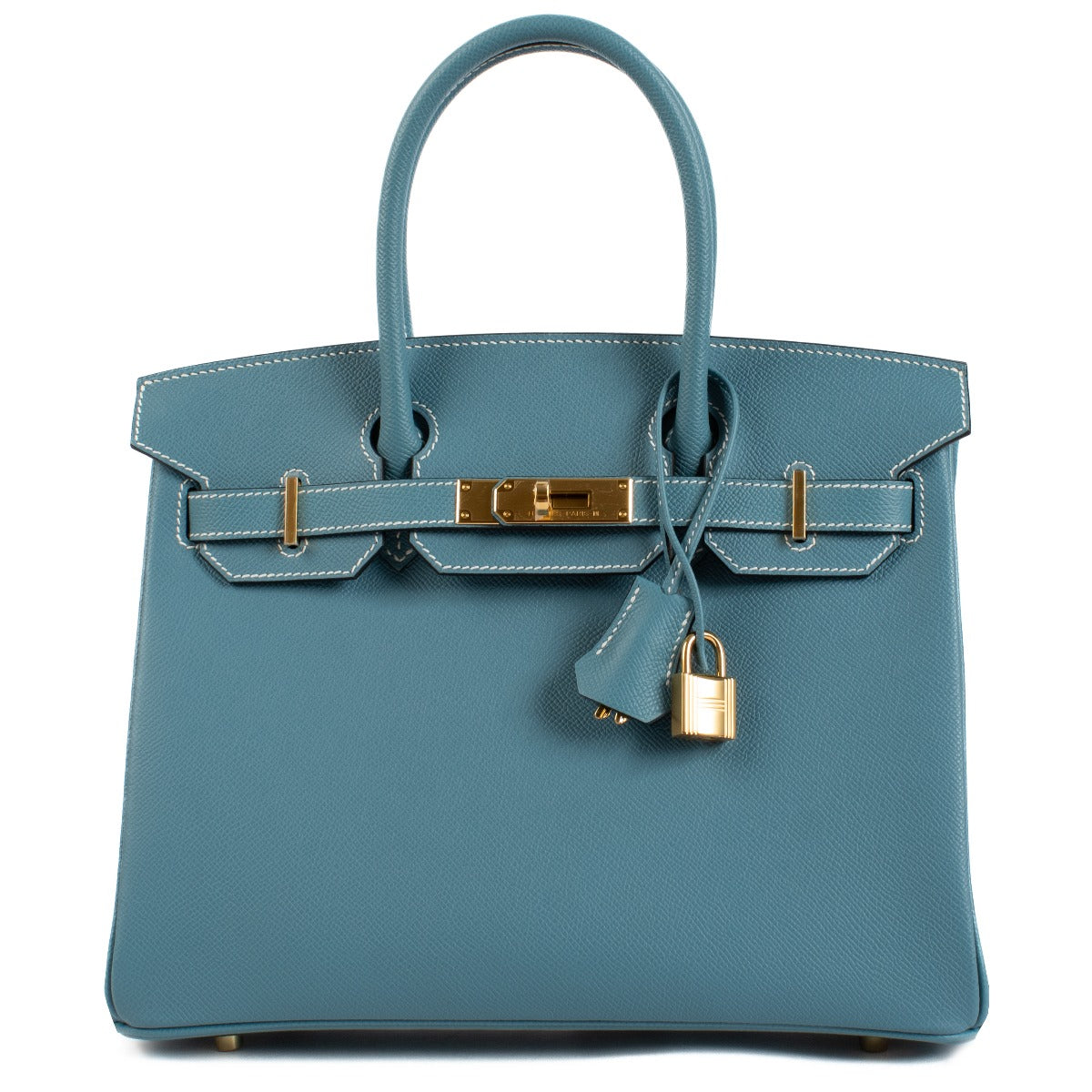 Hermès Birkin 30 New Bleu Jean Epsom Gold Hardware