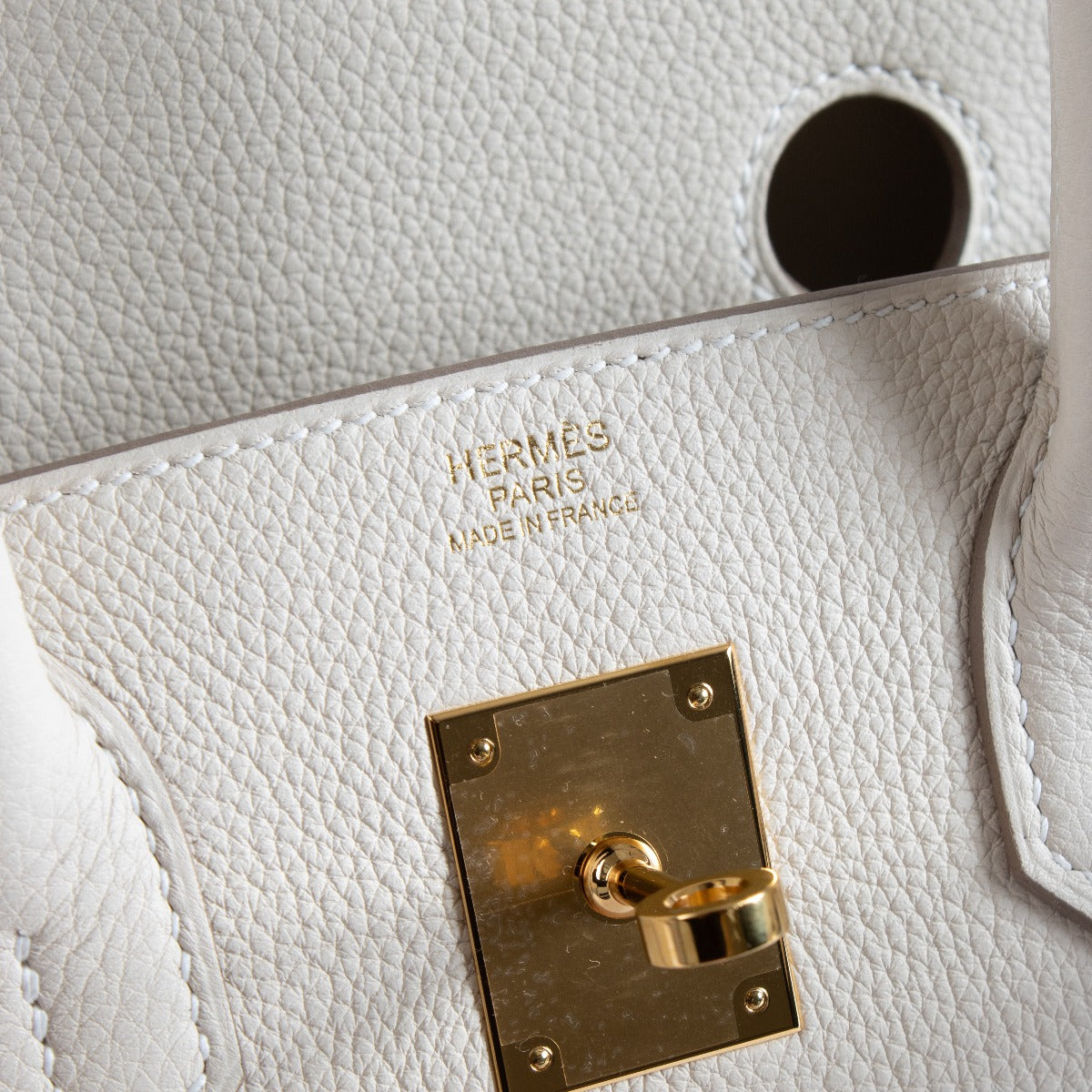 Hermès Birkin 30 Craie Togo GHW