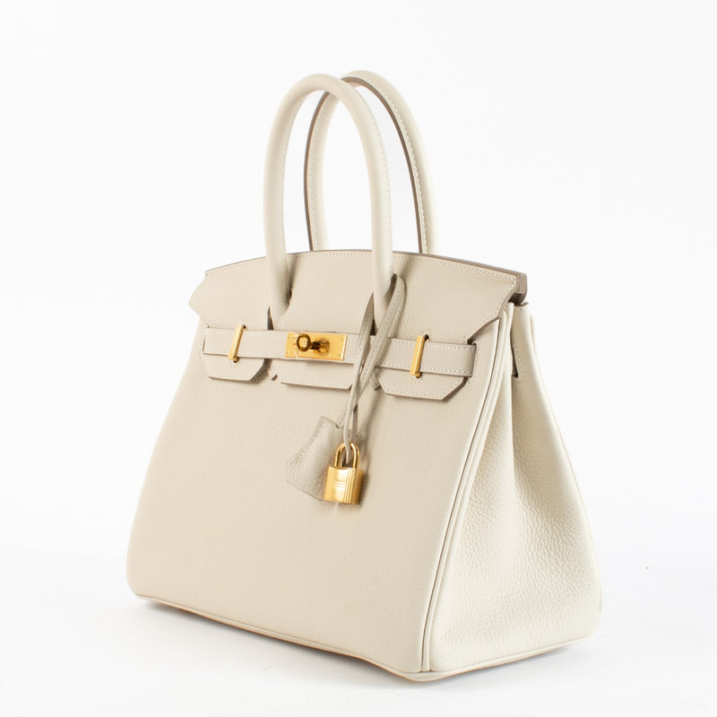 Hermès Birkin 30 Craie Togo GHW