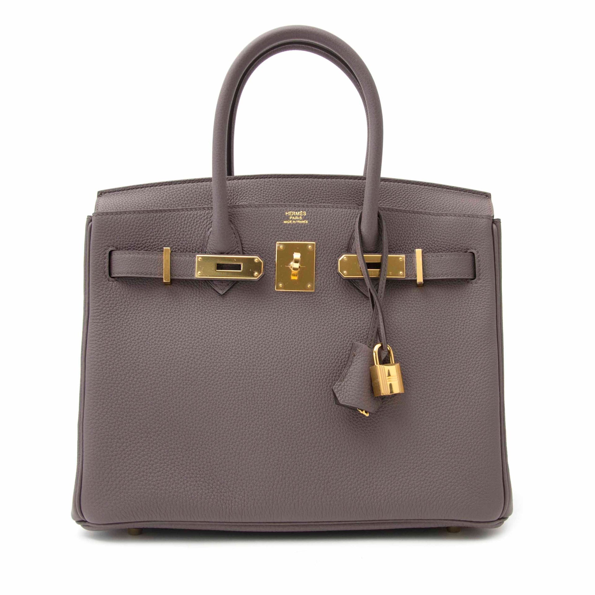 *NEUF* Hermès Birkin 30 Togo Étain GHW
