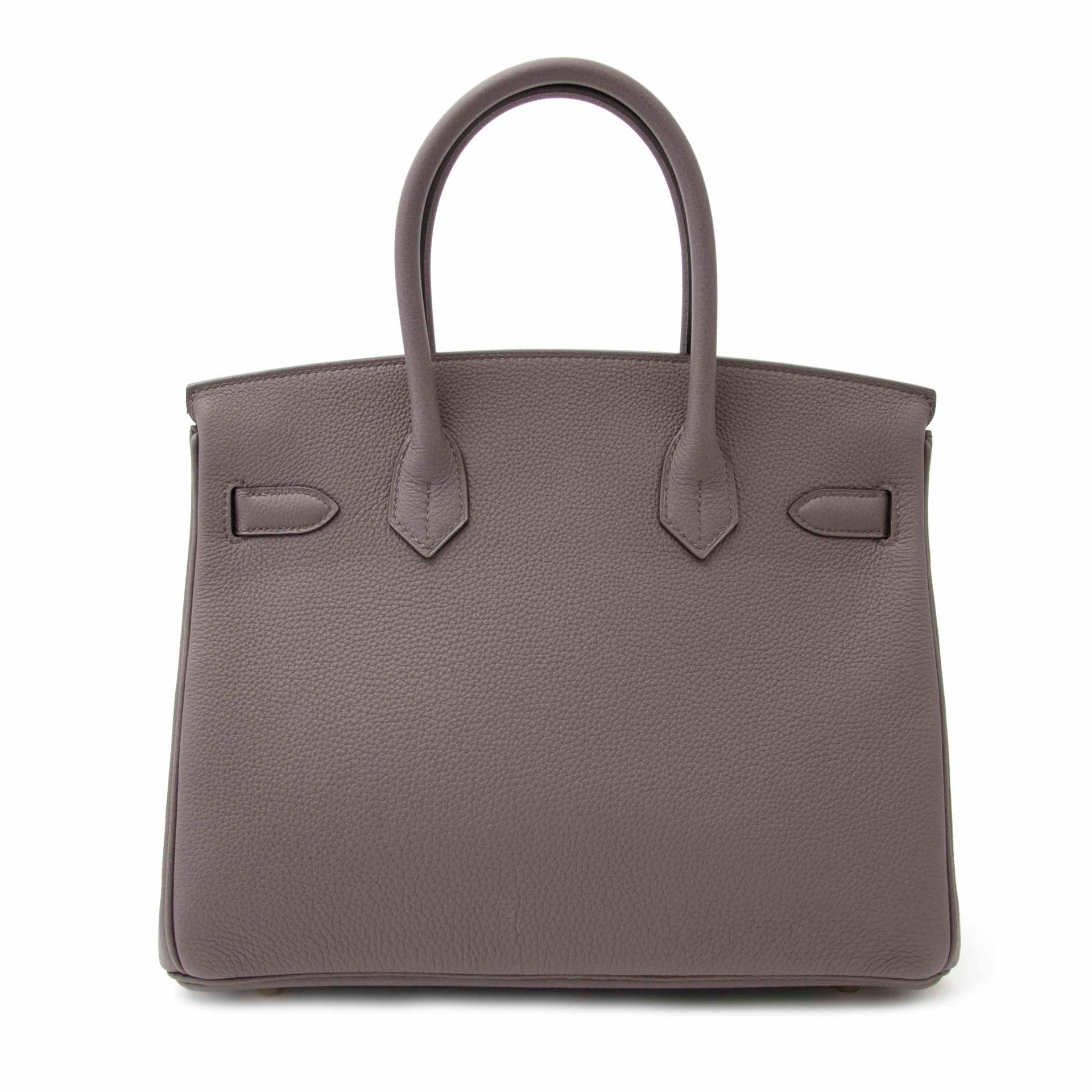 *NEUF* Hermès Birkin 30 Togo Étain GHW
