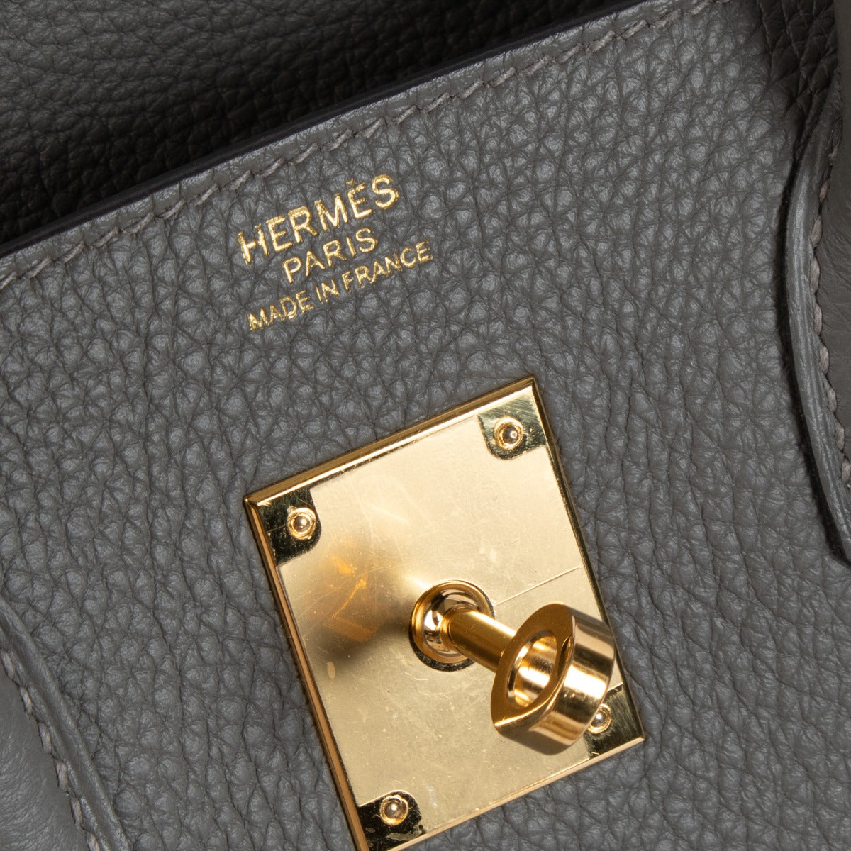 Hermès Birkin 30 Gris Meyer Togo GHW
