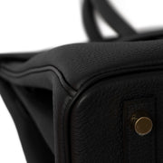 Authentic second hand brand new Hermès Birkin 30 Black Togo GHW on www.labellov.com