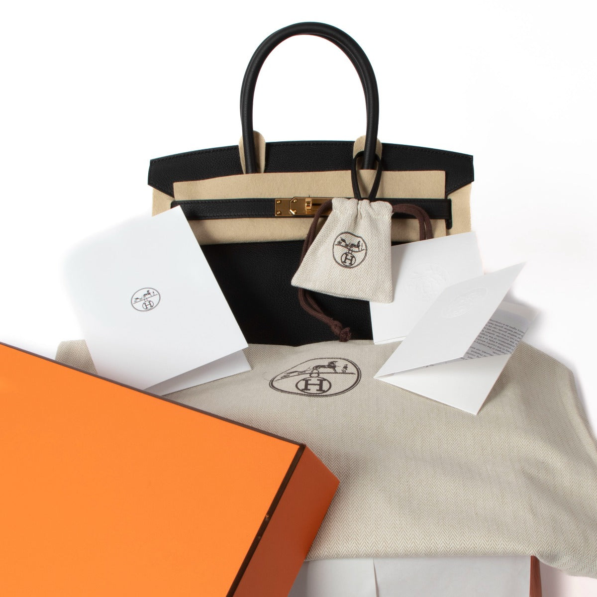 Hermès Birkin 30 Black Togo GHW