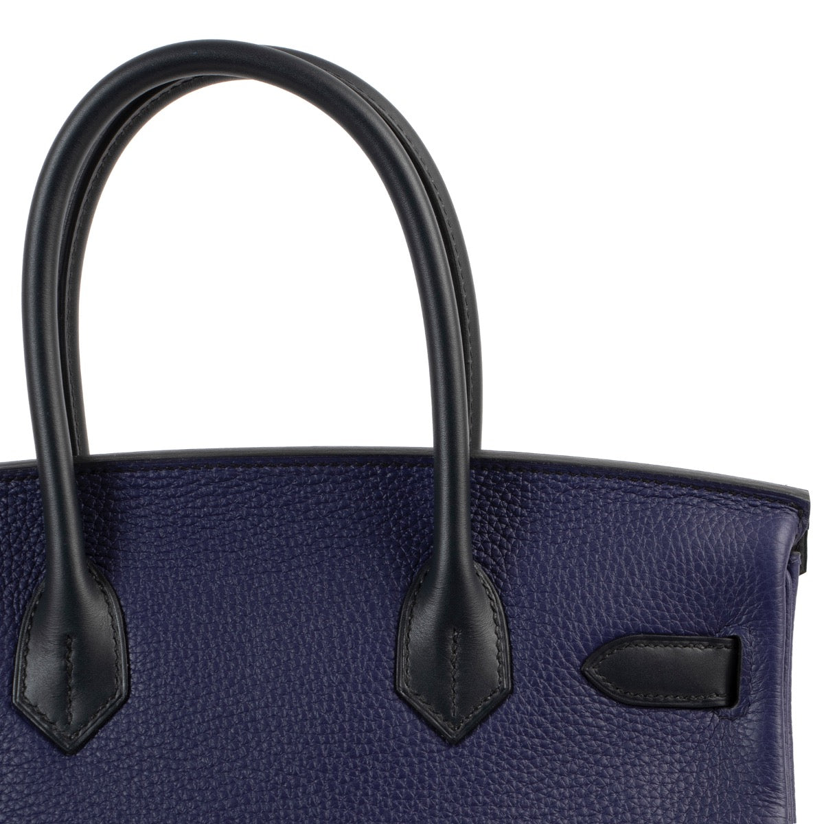 Shop safe online at Labellov in Antwerp this 100% authentic Hermès Birkin 30 Touch 2 Taurillon Clemence/Veau Sombrer