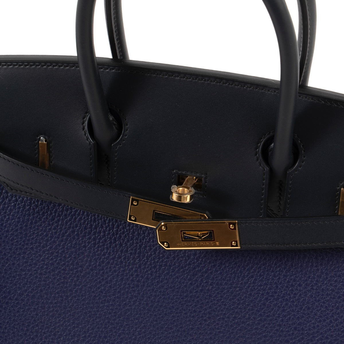 Shop safe online at Labellov in Antwerp this 100% authentic Hermès Birkin 30 Touch 2 Taurillon Clemence/Veau Sombrer