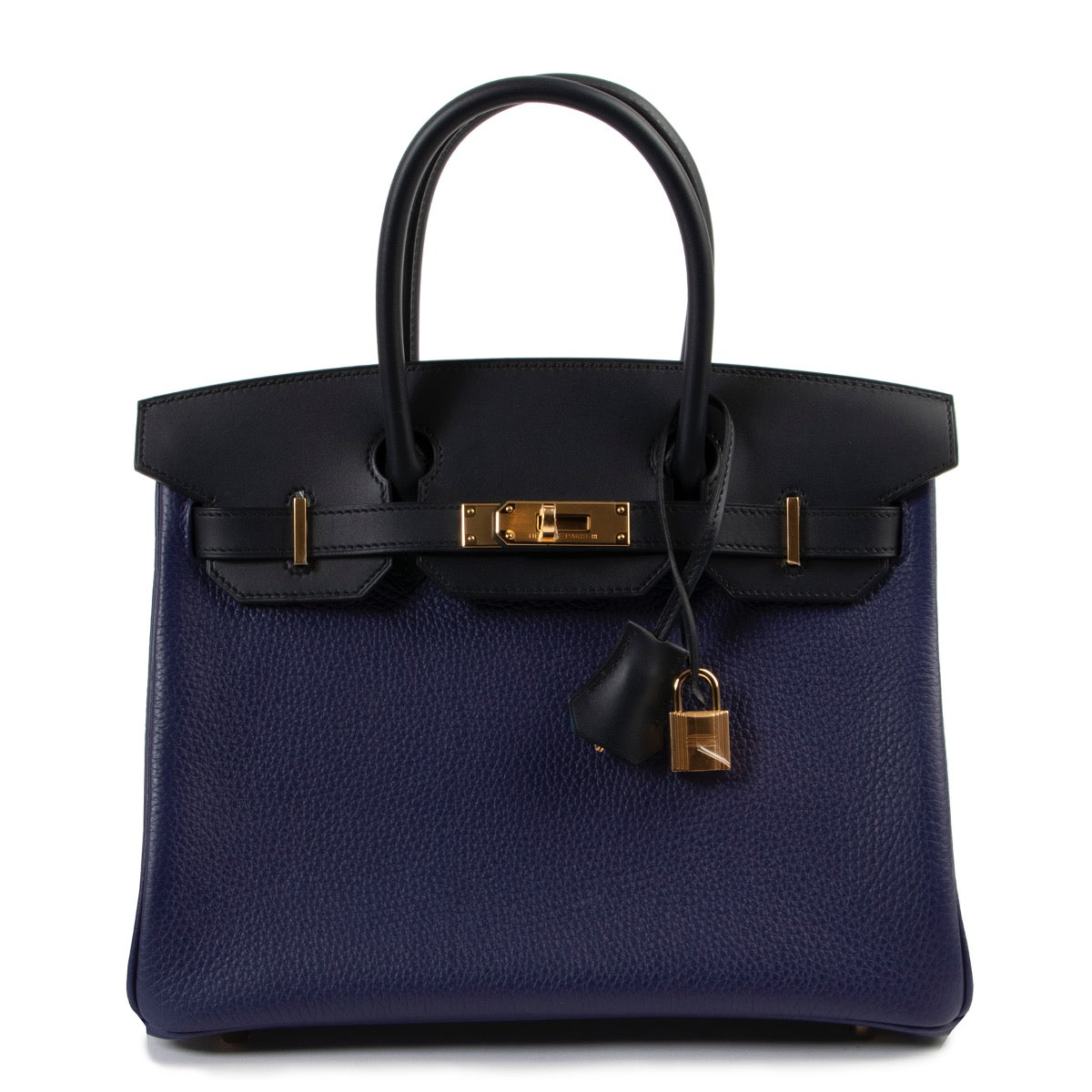 Shop safe online at Labellov in Antwerp this 100% authentic Hermès Birkin 30 Touch 2 Taurillon Clemence/Veau Sombrer