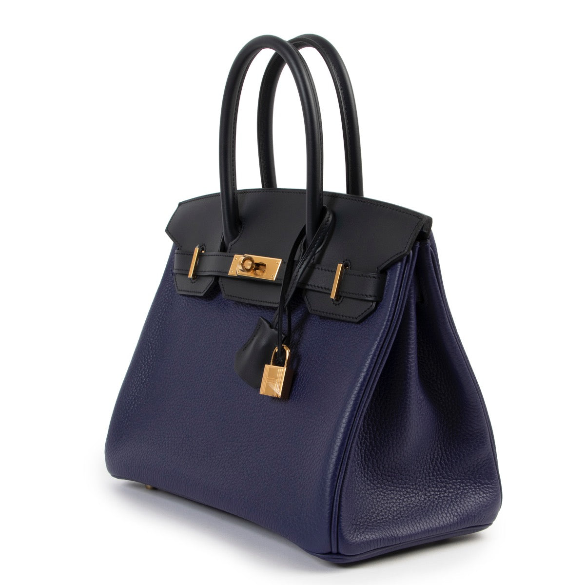 Shop safe online at Labellov in Antwerp this 100% authentic Hermès Birkin 30 Touch 2 Taurillon Clemence/Veau Sombrer