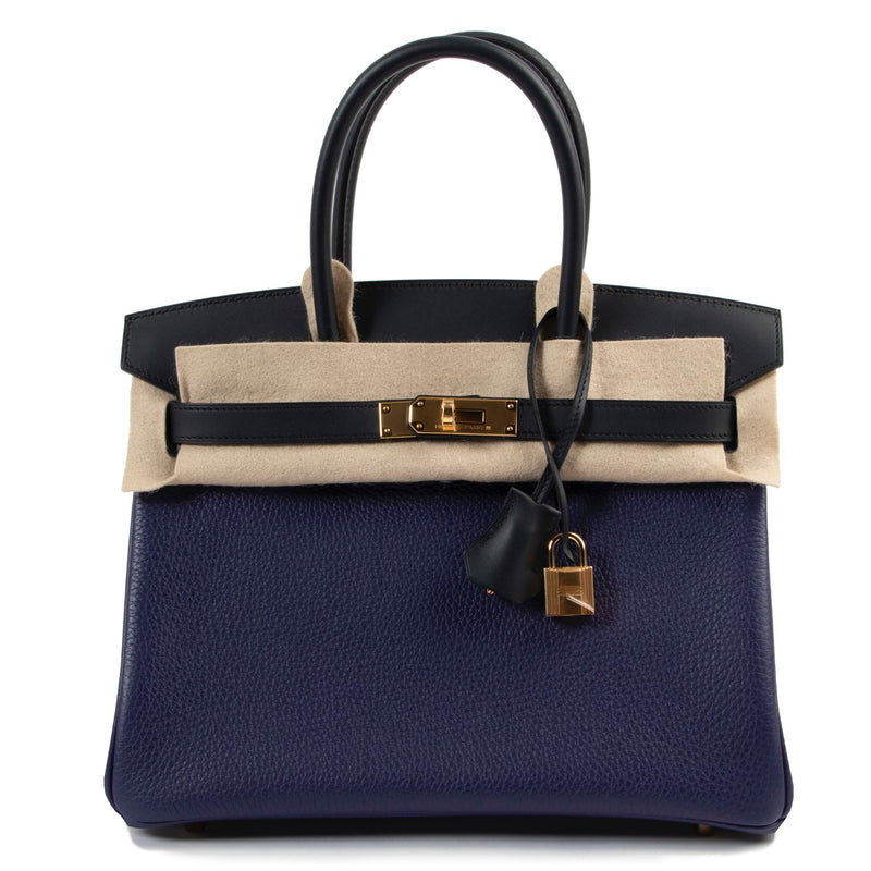 Shop safe online at Labellov in Antwerp this 100% authentic Hermès Birkin 30 Touch 2 Taurillon Clemence/Veau Sombrer