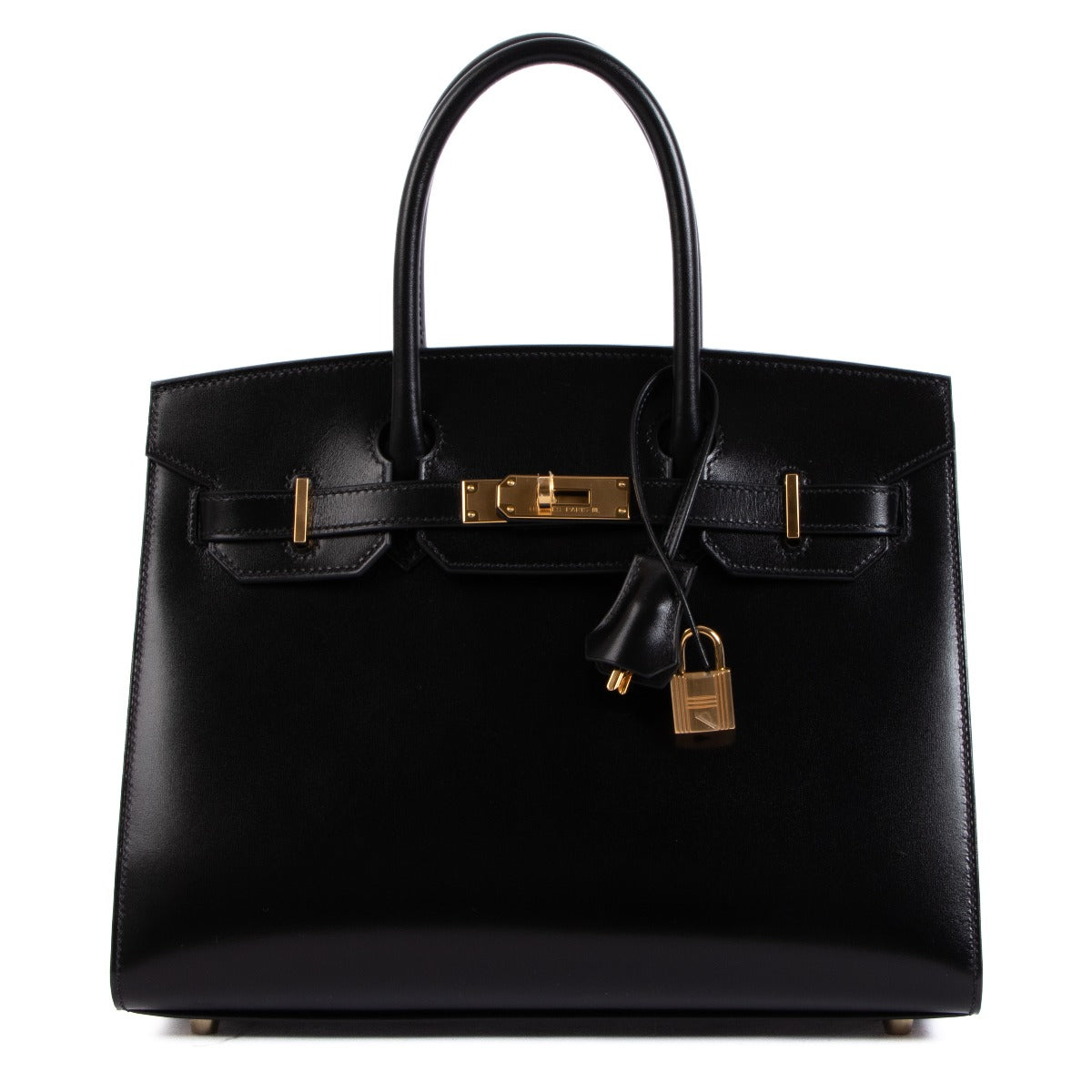 Hermès Birkin 30 Sellier Black Veau Box