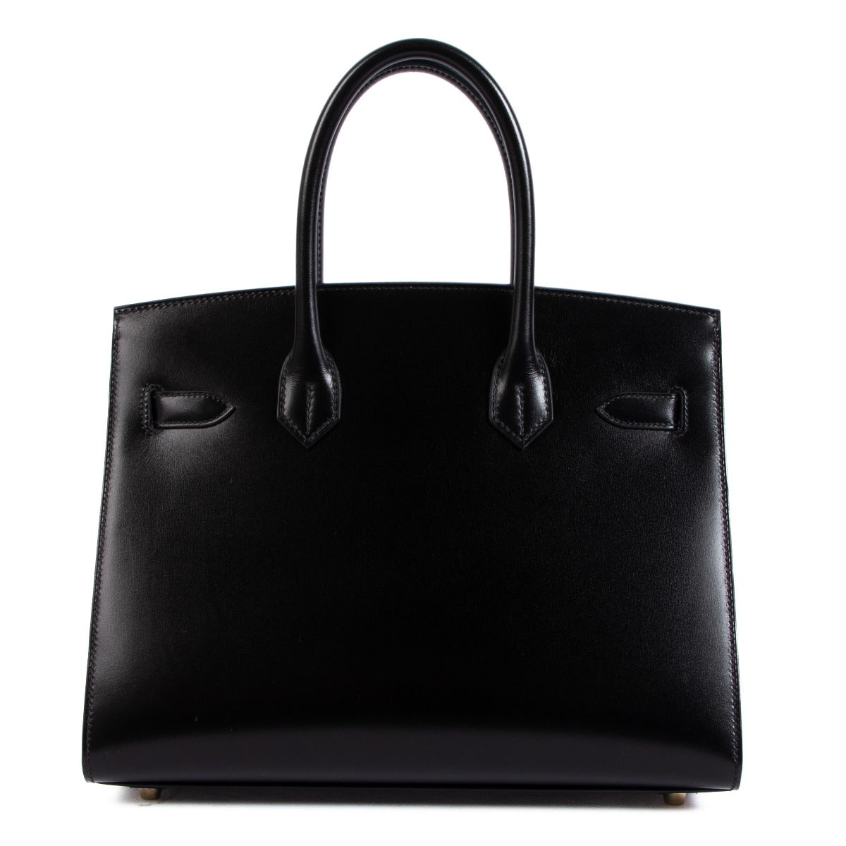 Hermès Birkin 30 Sellier Black Box Gold Hardware